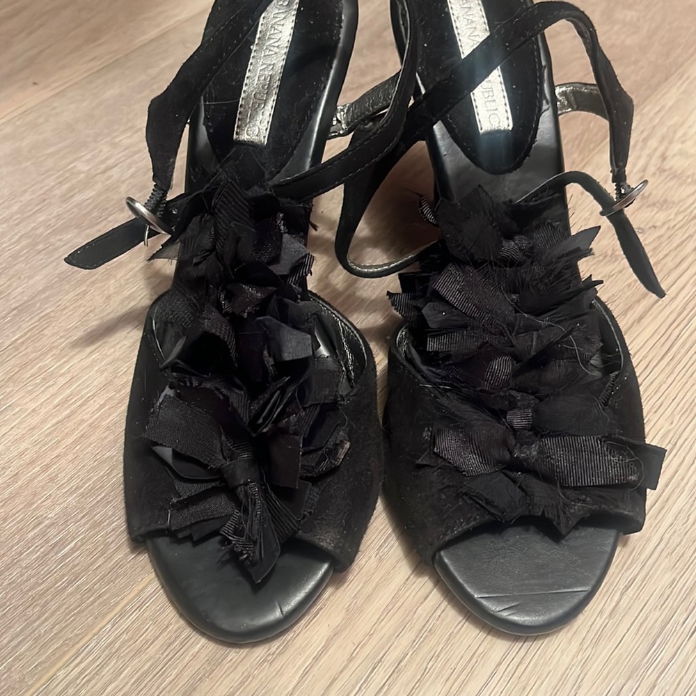Cute black sandals